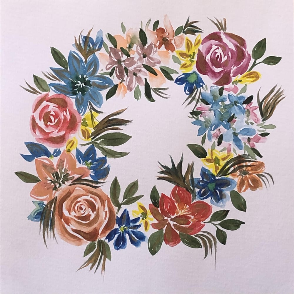 Floral Wreath - image 1 - student project