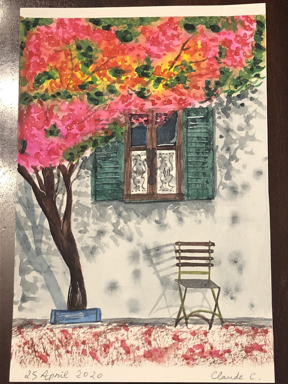 Memories of Greece: Bougainvillea Garden - image 1 - student project
