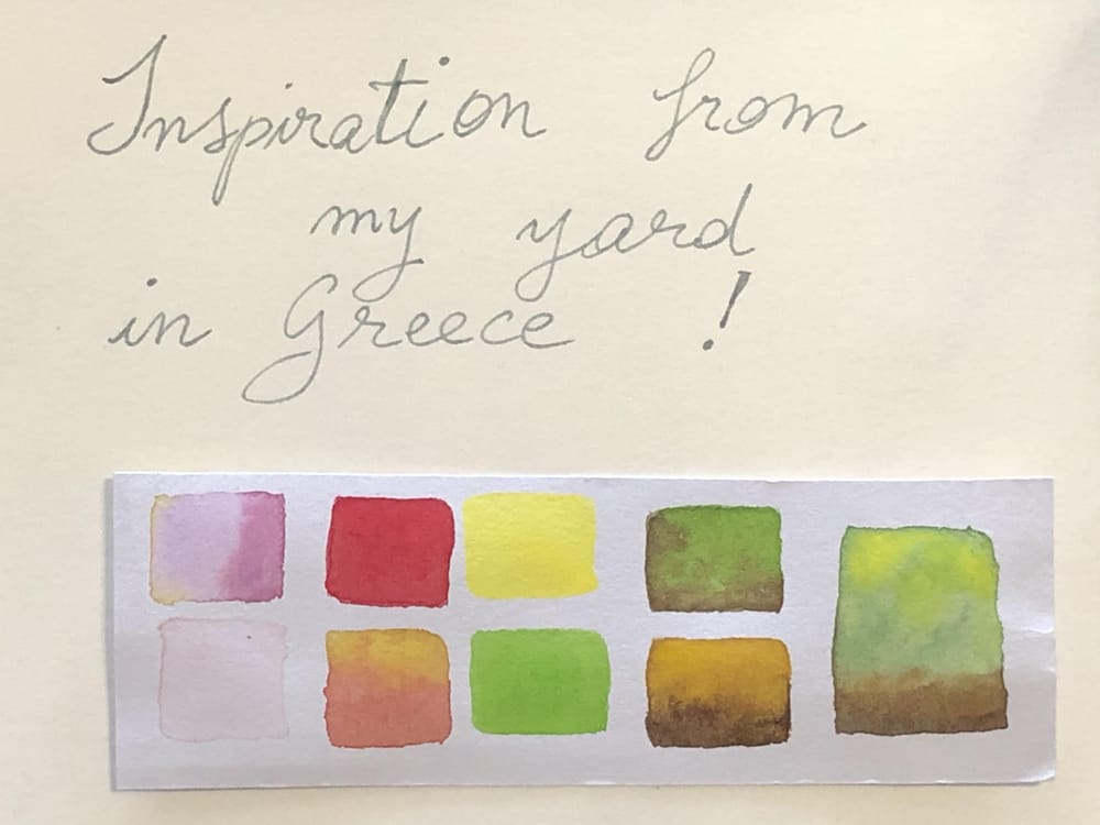 Inspiration from my yard in Greece - image 2 - student project