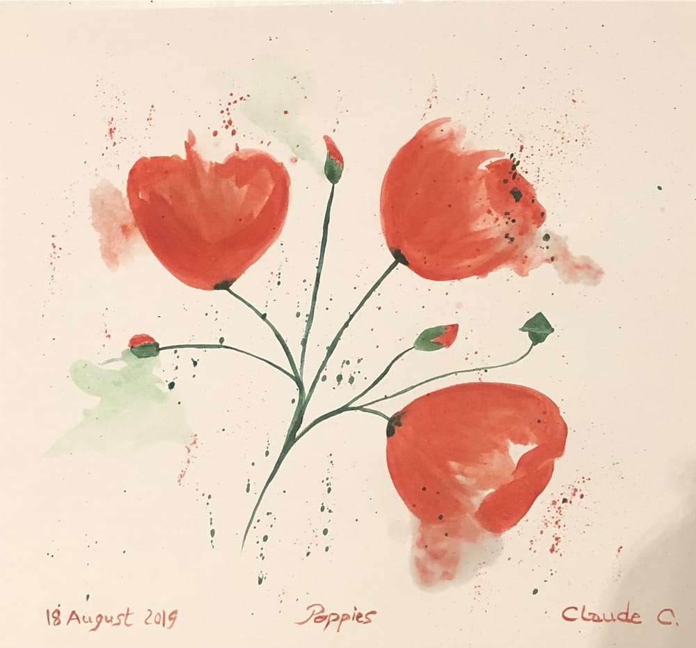 Abstract Poppies - image 1 - student project