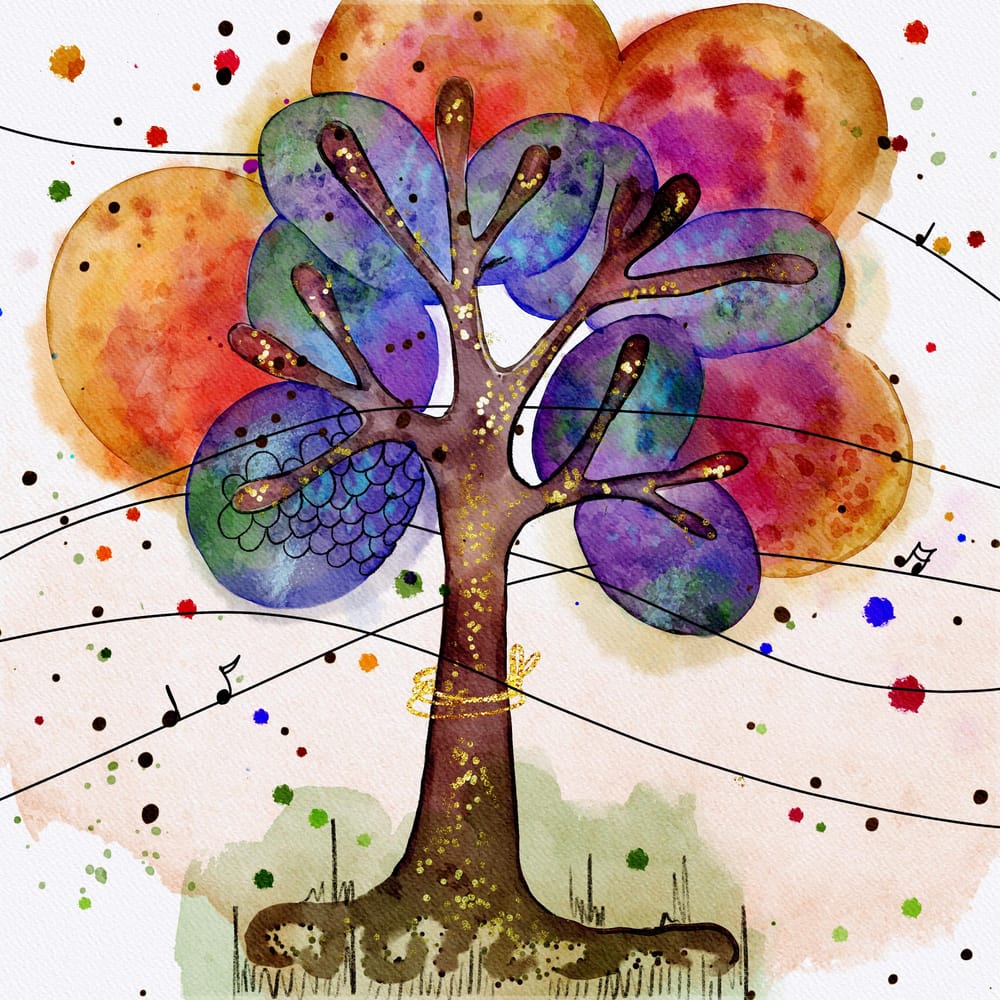 @sahar. fall. art Autumn Tree - image 1 - student project