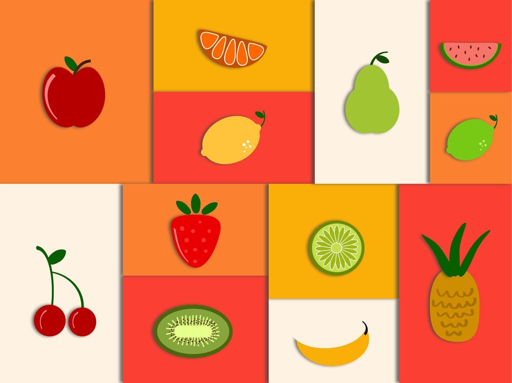 Simple Shapes Fruit Scene - image 1 - student project