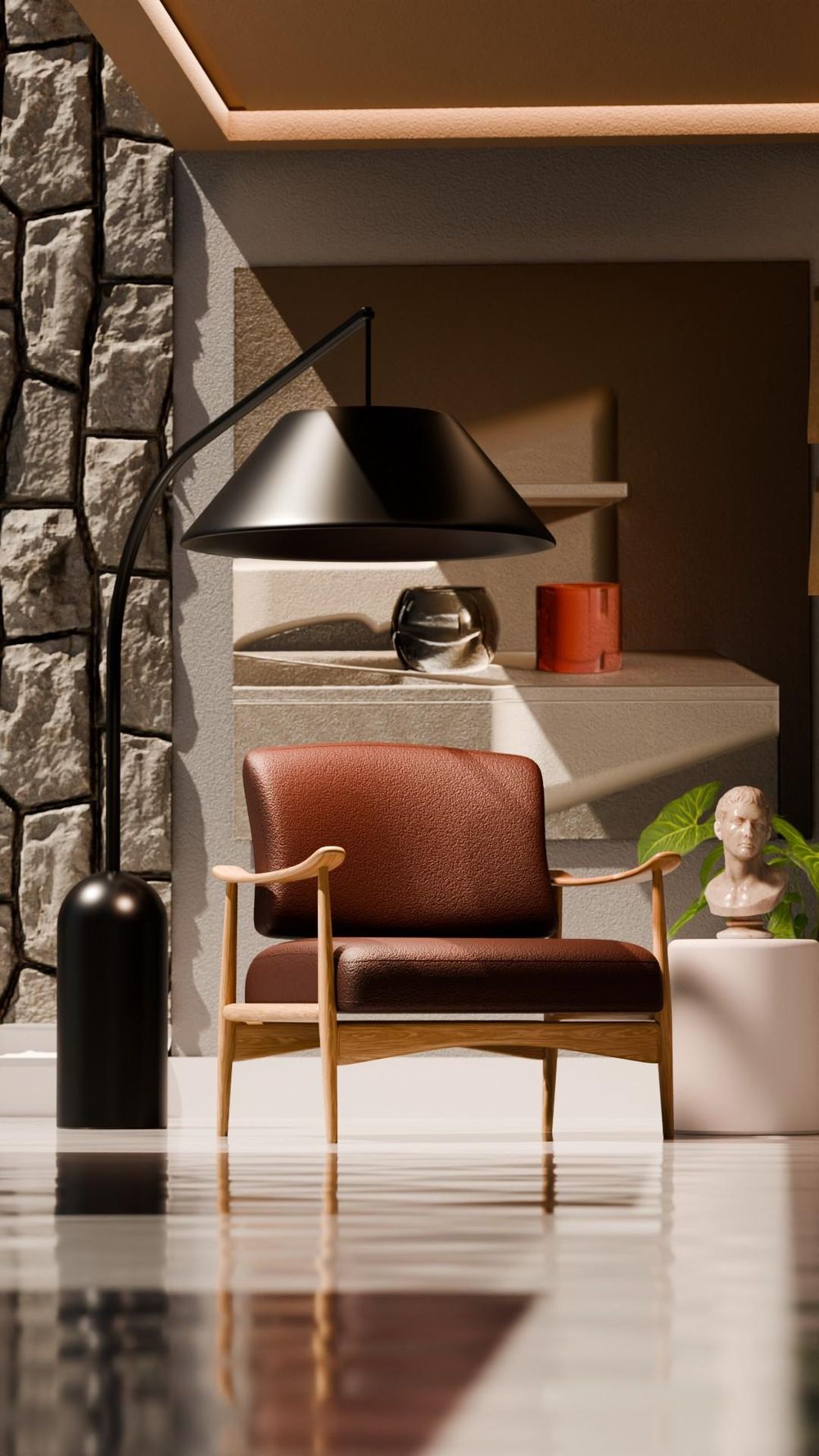Interior Design with Materials and Texture in Blender - image 1 - student project