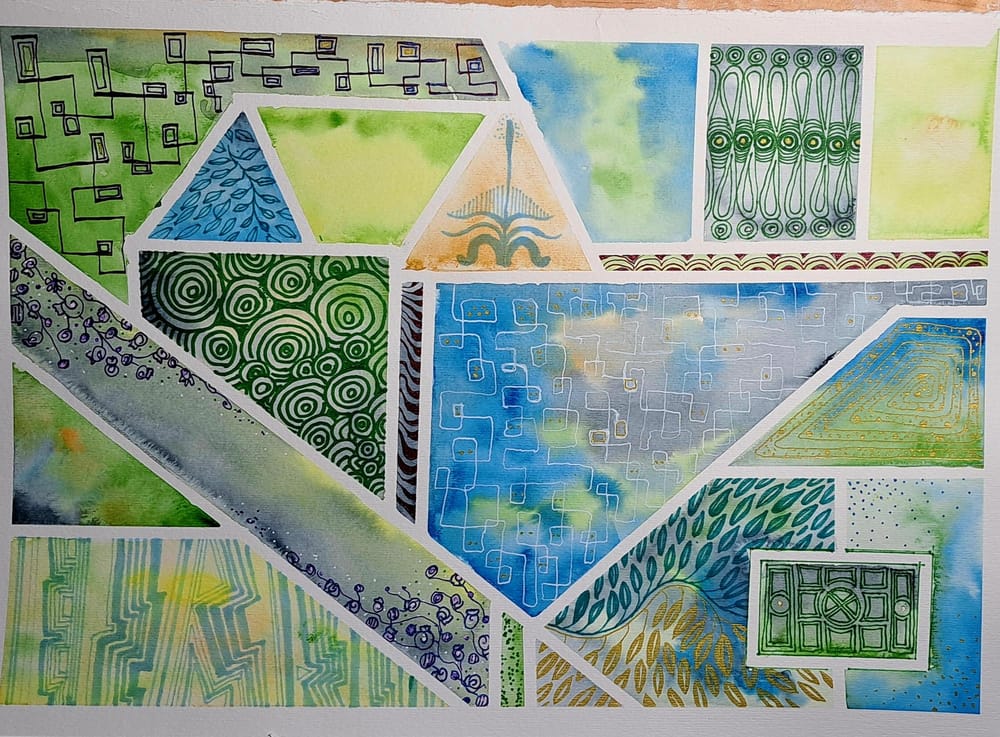 Fineliner Patterns - image 2 - student project