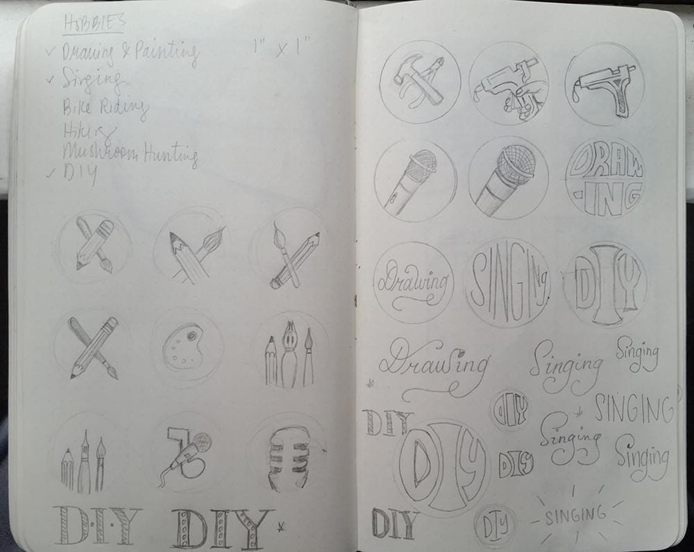 Alisa's Hobbies Icons - image 1 - student project