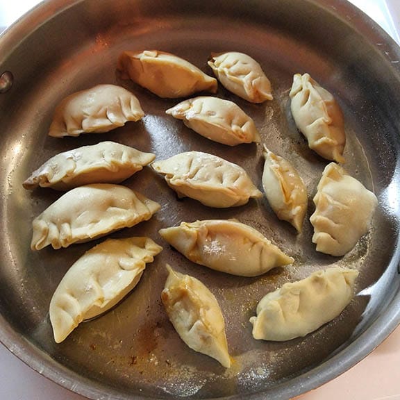Snowy Day Potstickers - image 2 - student project