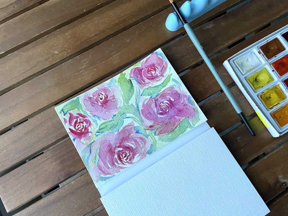 Floral postcard - image 2 - student project
