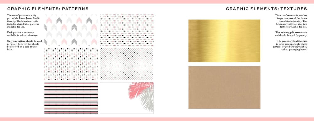 Laura James Studio Brand guide - image 10 - student project