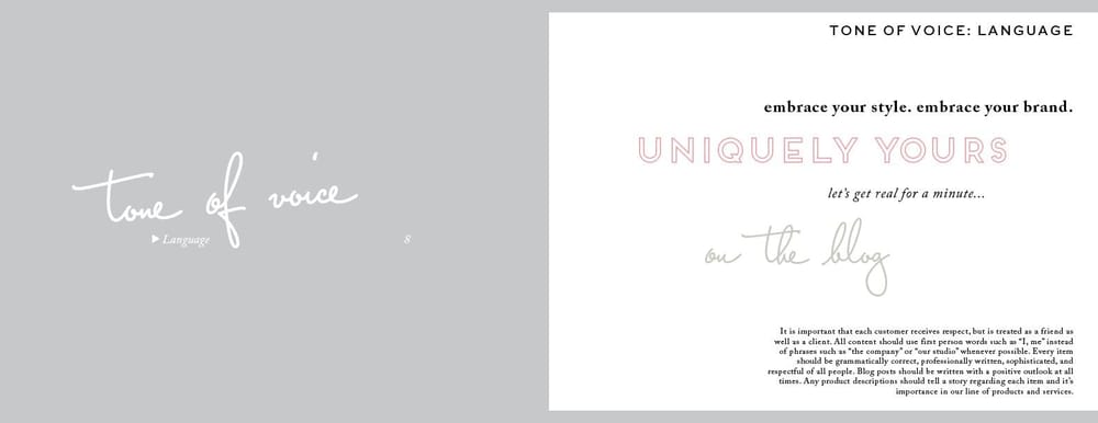 Laura James Studio Brand guide - image 4 - student project