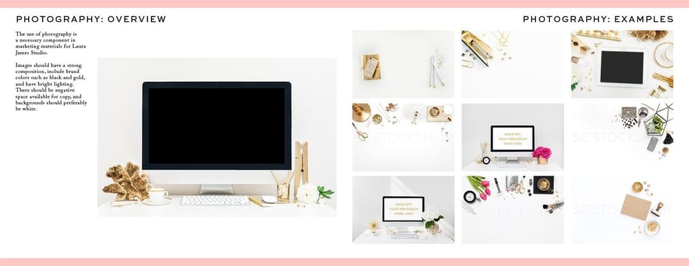 Laura James Studio Brand guide - image 11 - student project