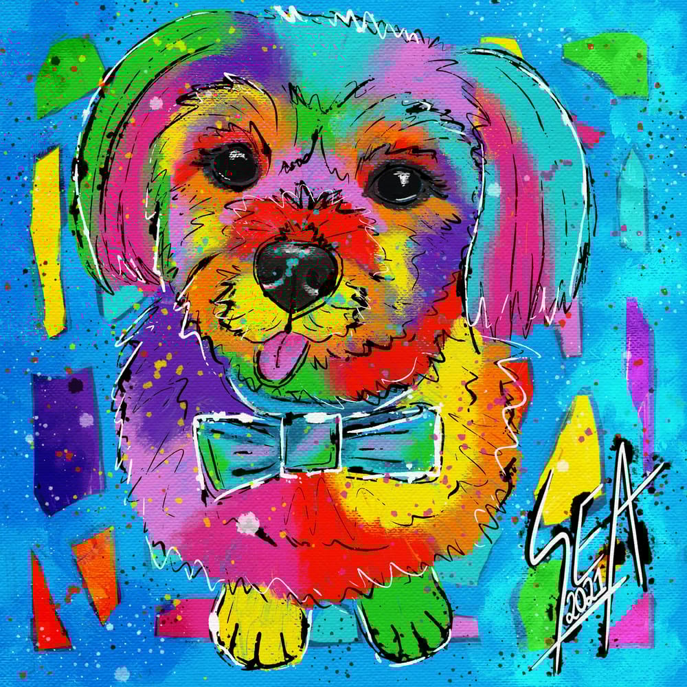 My happy acrylics painting Skillshare Student Project