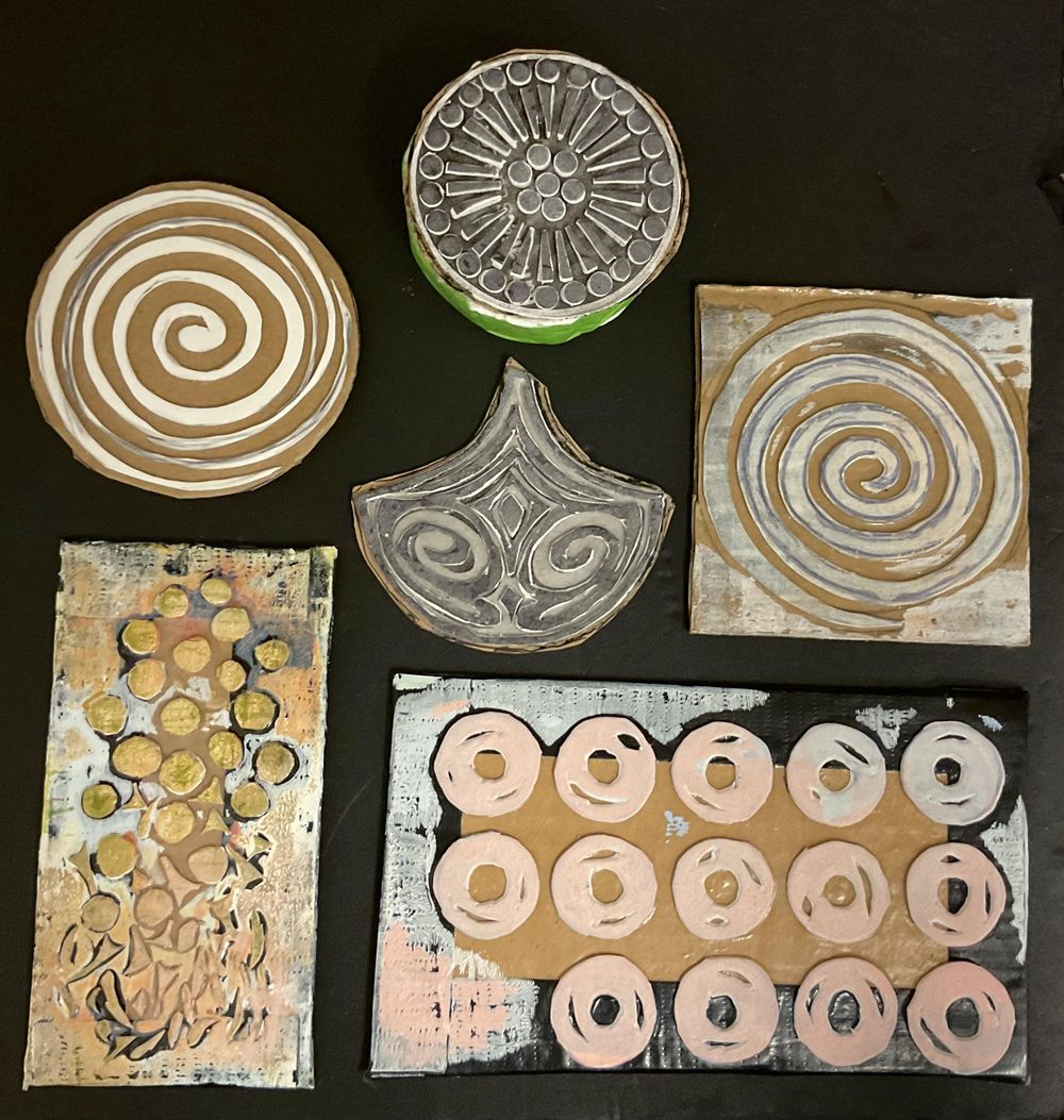 From Craft Foam to Art: Custom Stamp Making for Beginners - image 5 - student project
