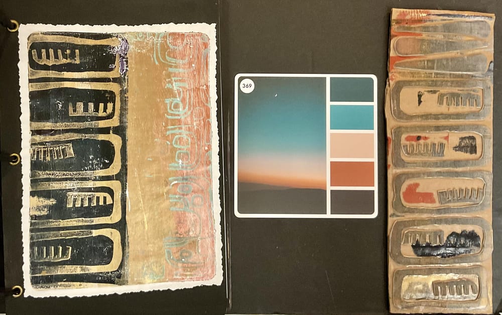 From Craft Foam to Art: Custom Stamp Making for Beginners - image 3 - student project