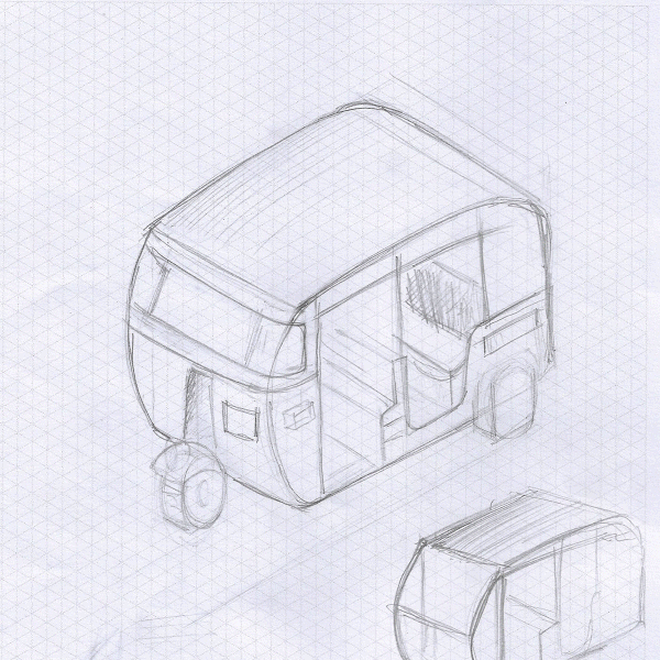 Isometric Auto Rickshaw - image 1 - student project