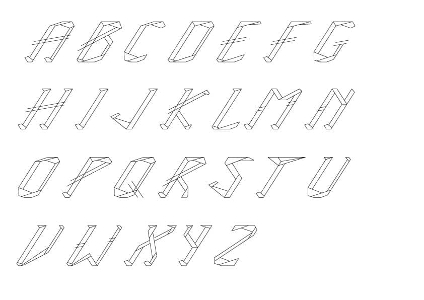 ICE TYPEFACE - image 5 - student project