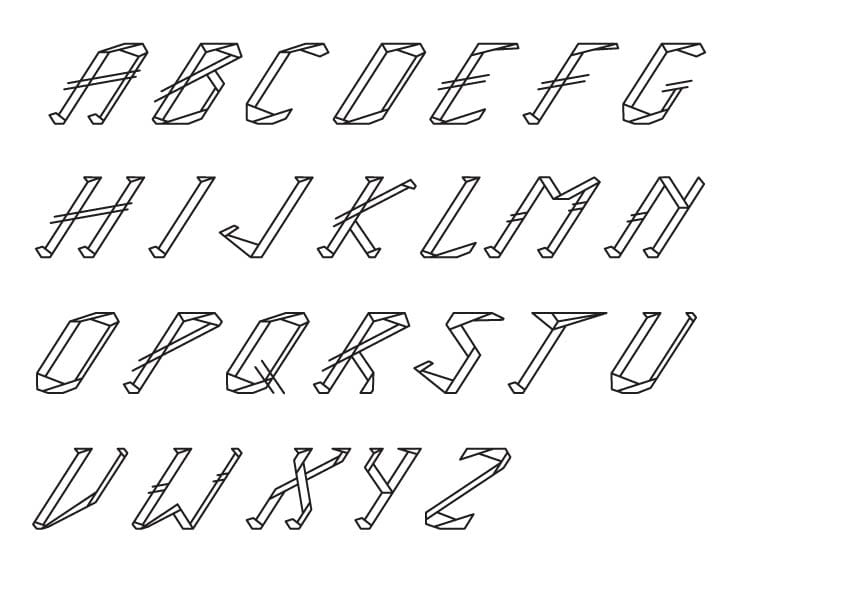 ICE TYPEFACE - image 7 - student project