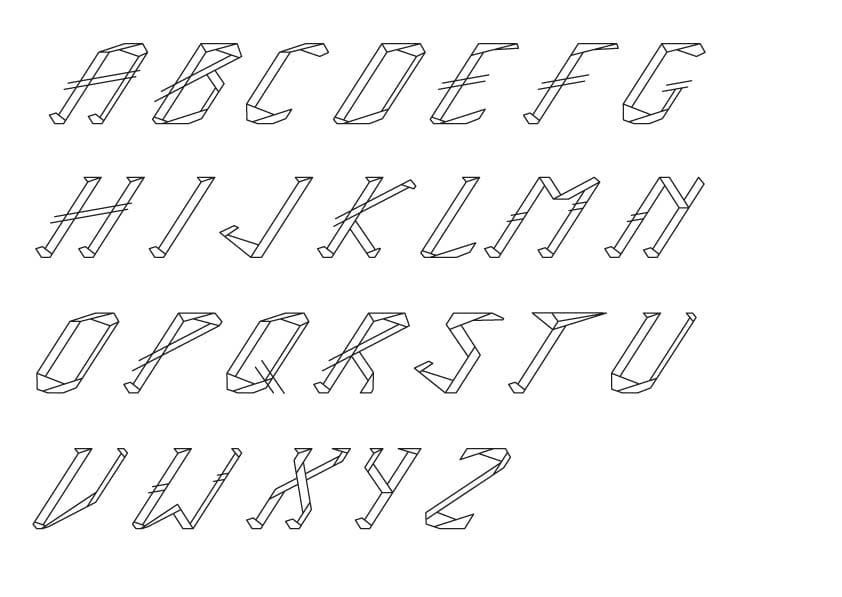 ICE TYPEFACE - image 6 - student project