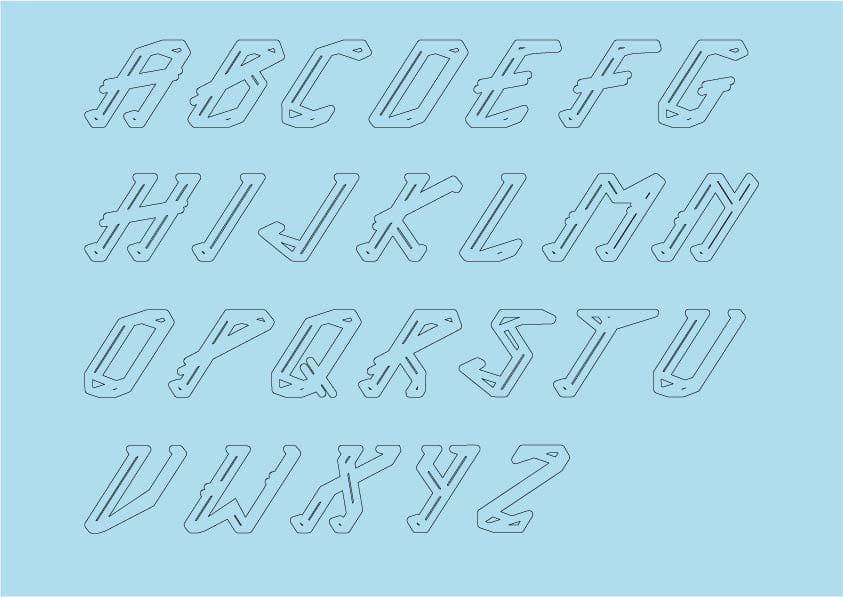 ICE TYPEFACE - image 8 - student project