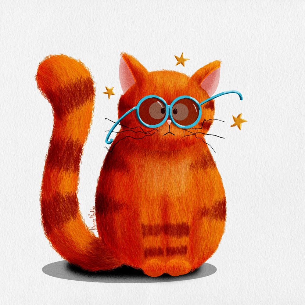 Orange cat - image 1 - student project