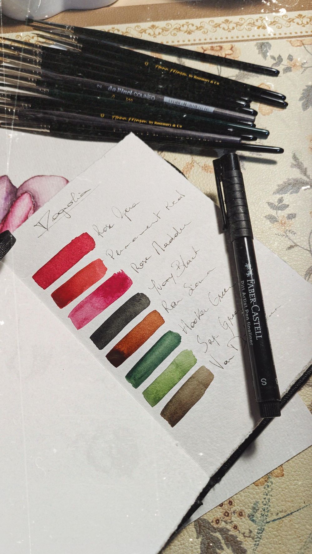 Nouveau tutoriel d'aquarelle | New watercolor tutorial : Magnolia - image 2 - student project