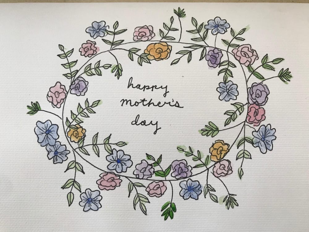 Mother's Day Card - image 1 - student project