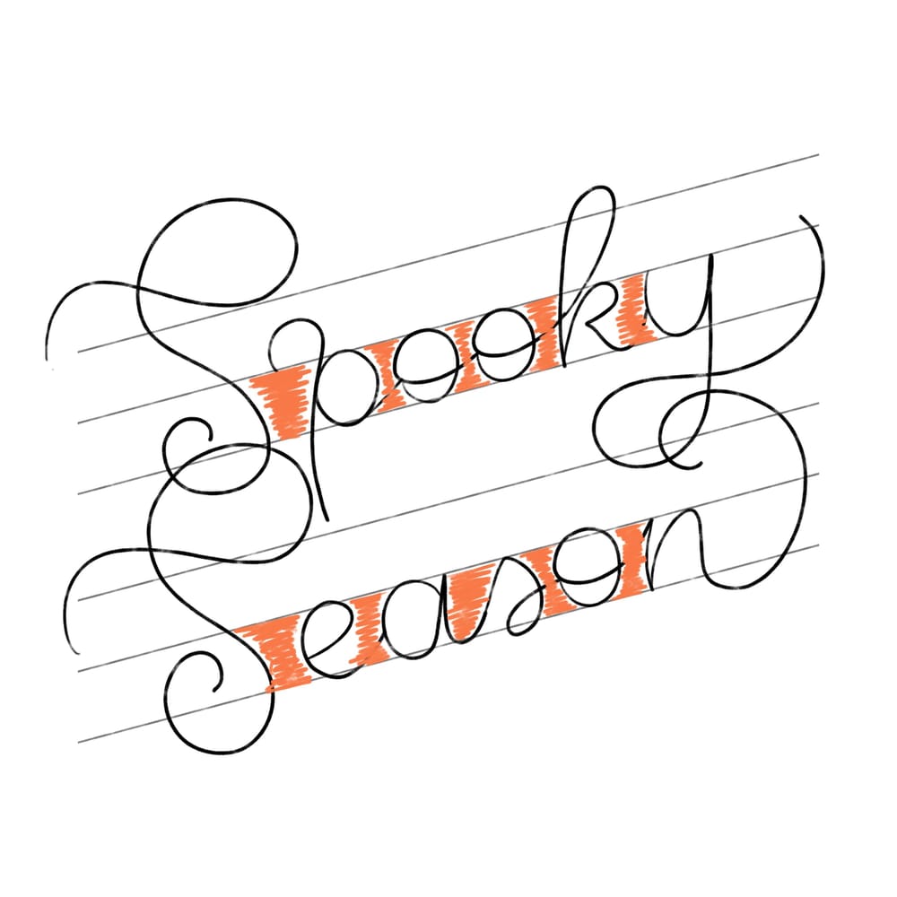 Spooky Season in Silky Script - image 2 - student project