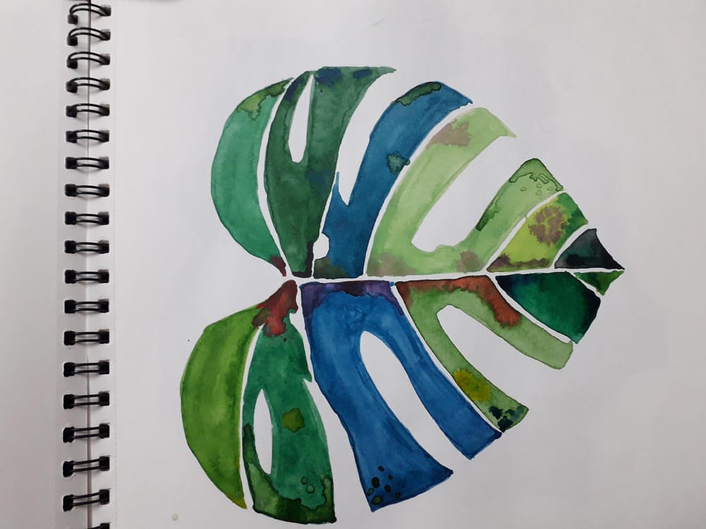 Botanical Watercolors with a Modern Twist - image 2 - student project