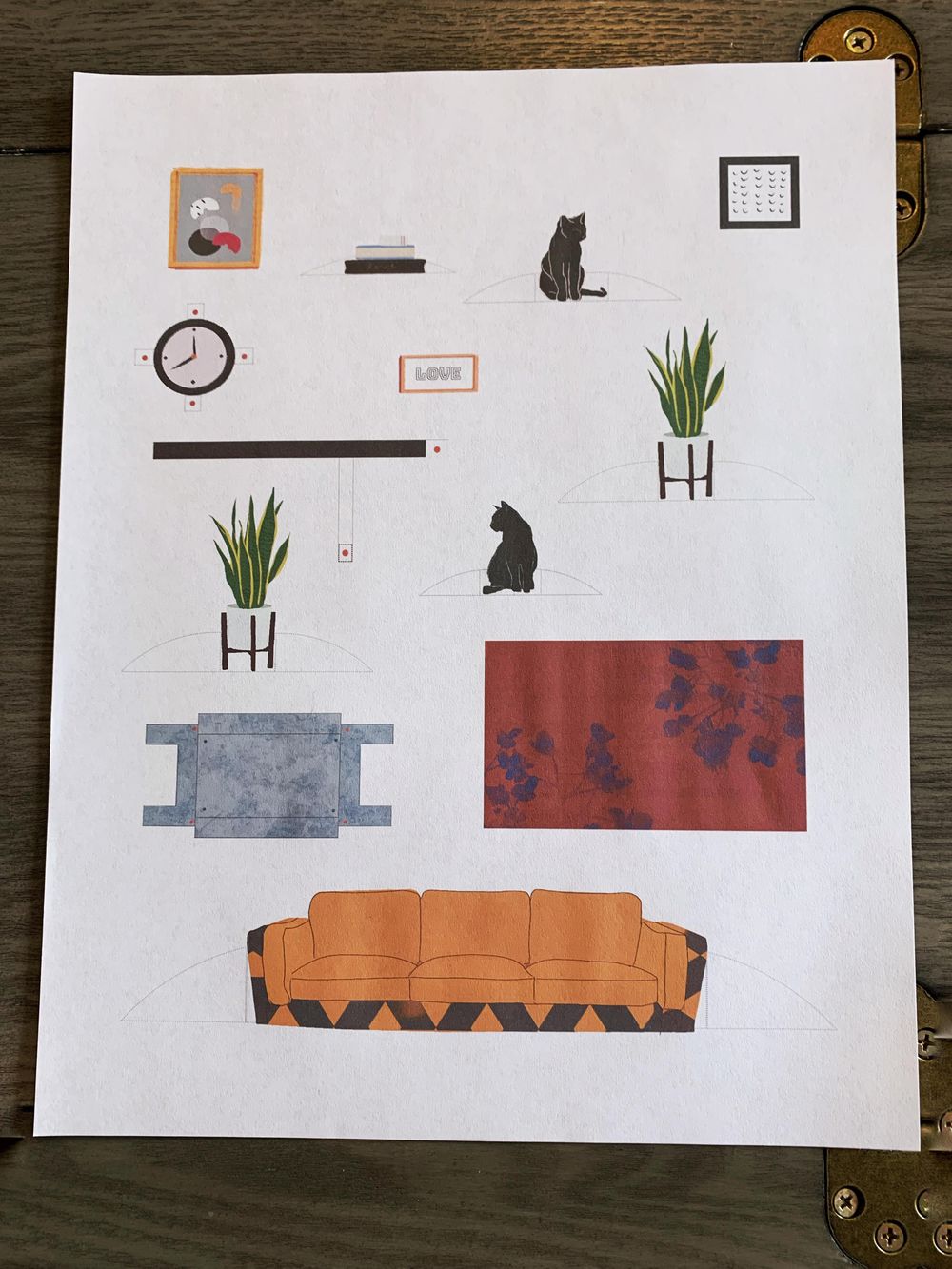 Paper Interiors- Home Printing - image 2 - student project
