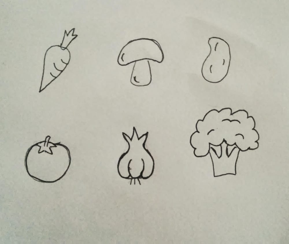 Veggies pattern - image 1 - student project