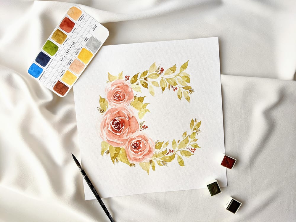 Floral Wreath - image 2 - student project