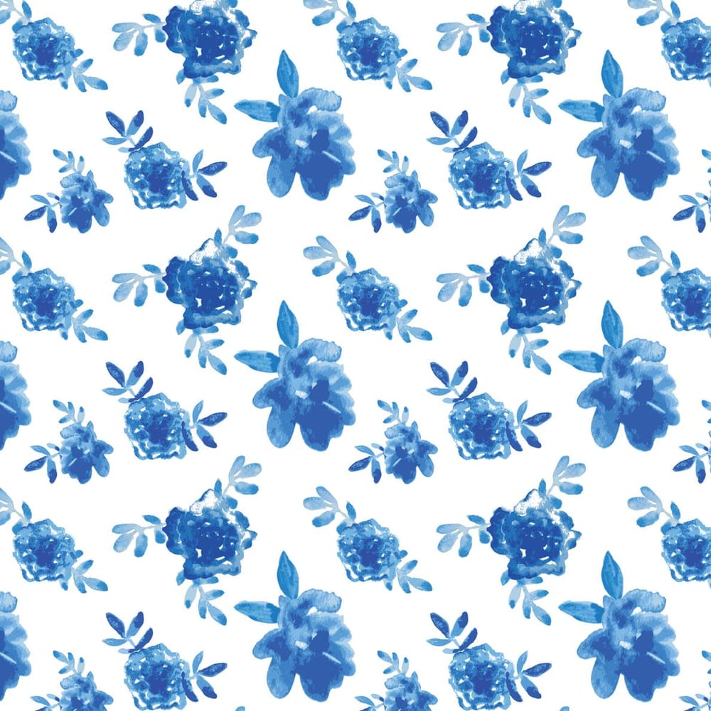 Blue & White Porcelain Roses - image 3 - student project