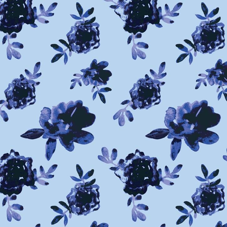 Blue & White Porcelain Roses - image 5 - student project