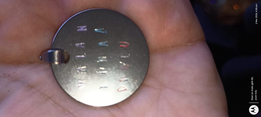Metal stamping intro pendant - image 1 - student project