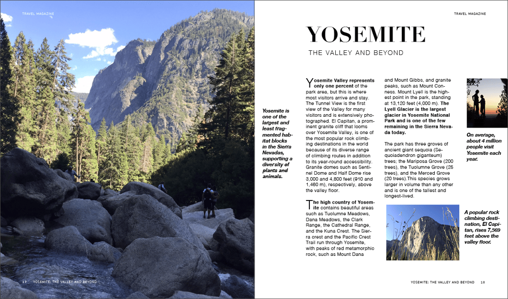 YOSEMITE: The Valley and Beyond - image 4 - student project