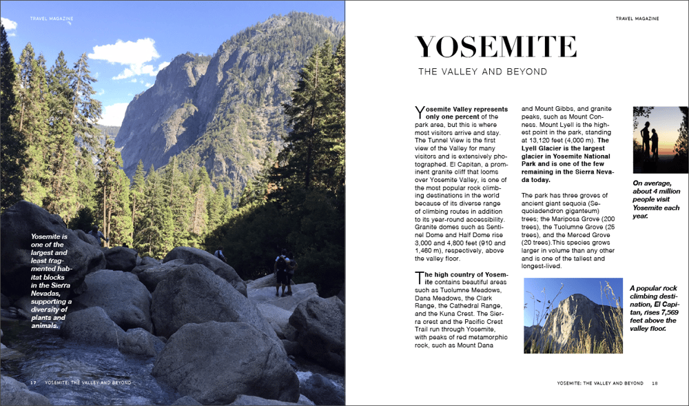 YOSEMITE: The Valley and Beyond - image 3 - student project