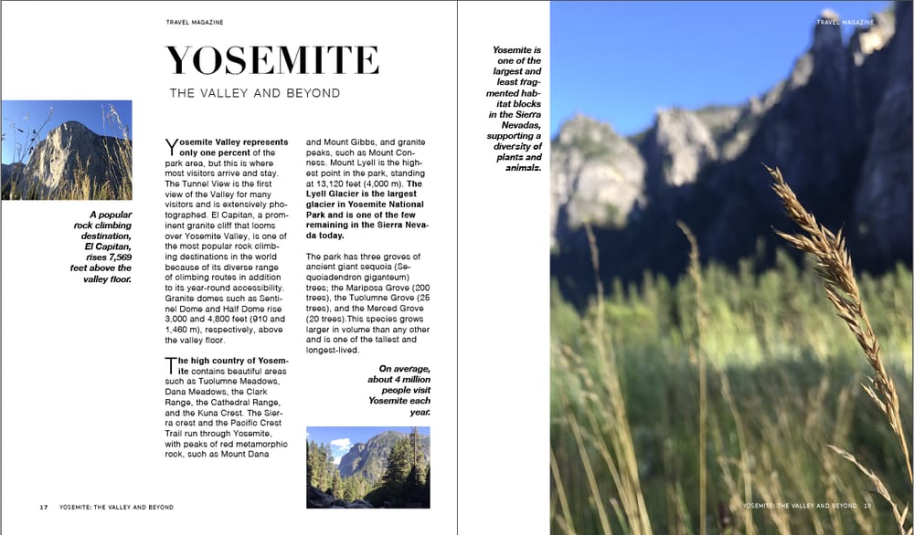 YOSEMITE: The Valley and Beyond - image 1 - student project
