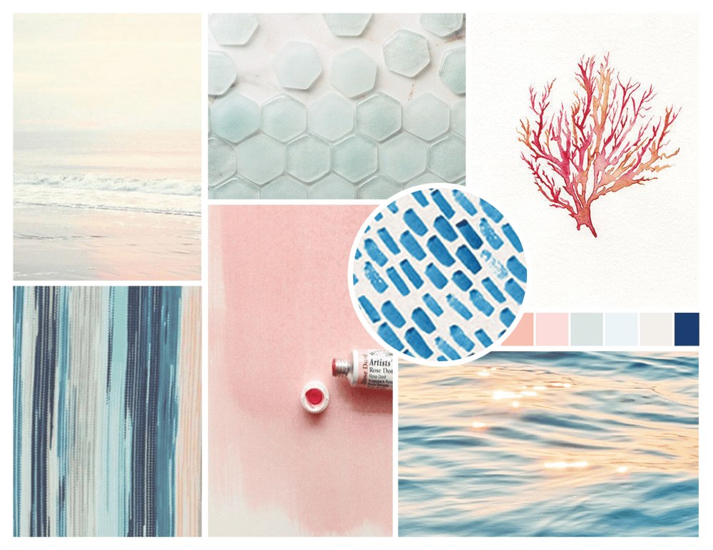 Ocean & Coral Calligraphy - image 1 - student project