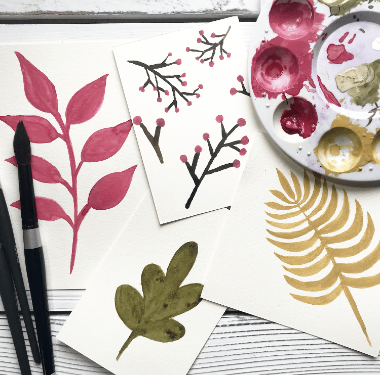 Watercolor Pattern Project - image 1 - student project