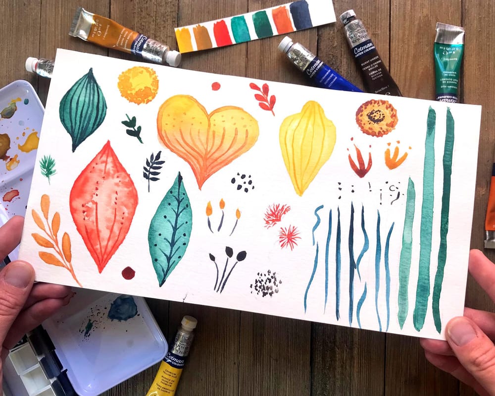 Botanical Scenes in Photoshop - image 1 - student project
