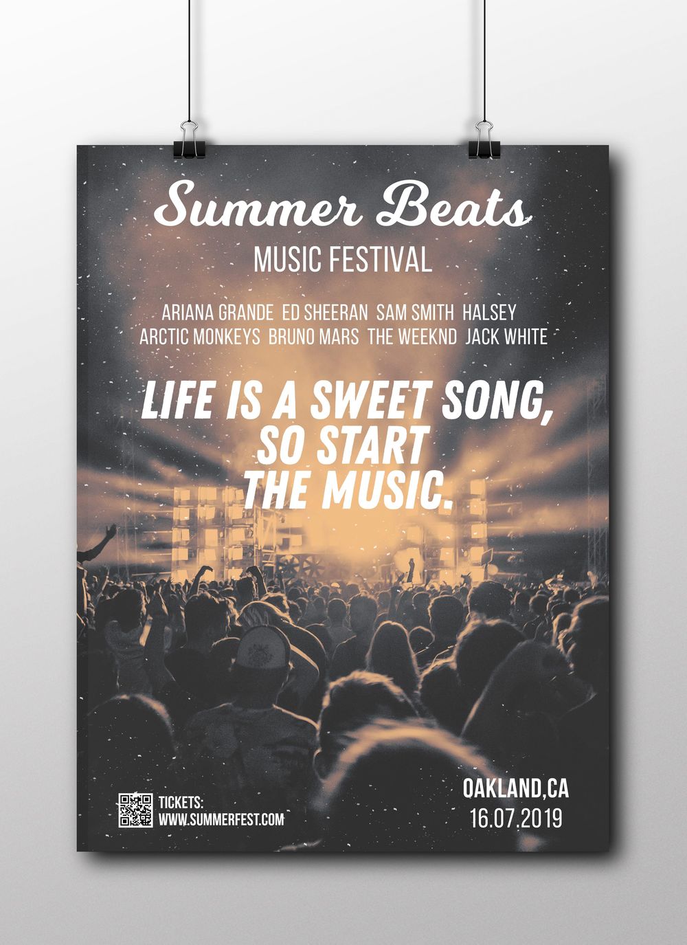 Summer Festival - Music Poster - image 3 - student project