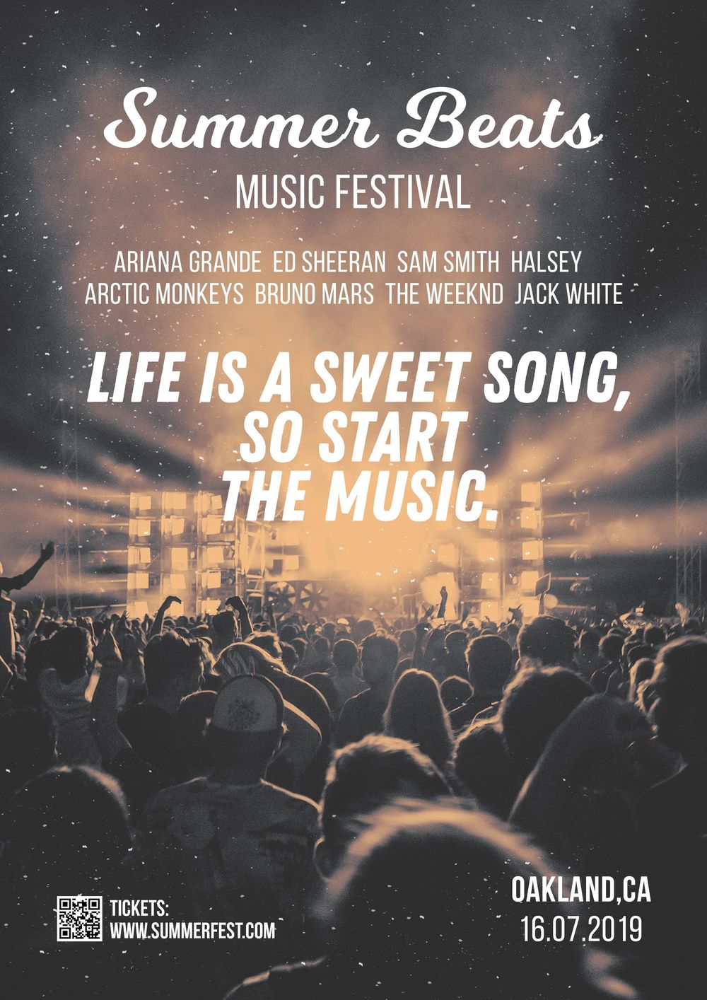 Summer Festival - Music Poster - image 4 - student project