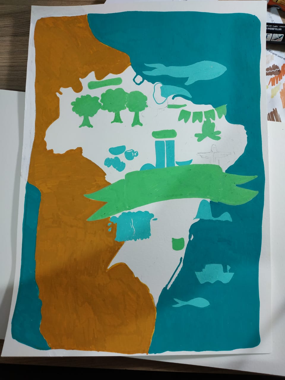 Brazil map - image 2 - student project