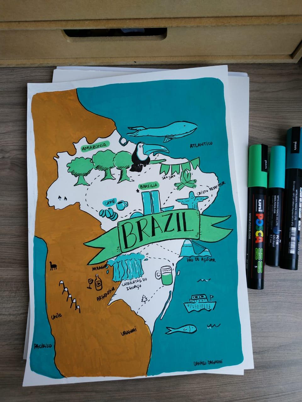 Brazil map - image 3 - student project