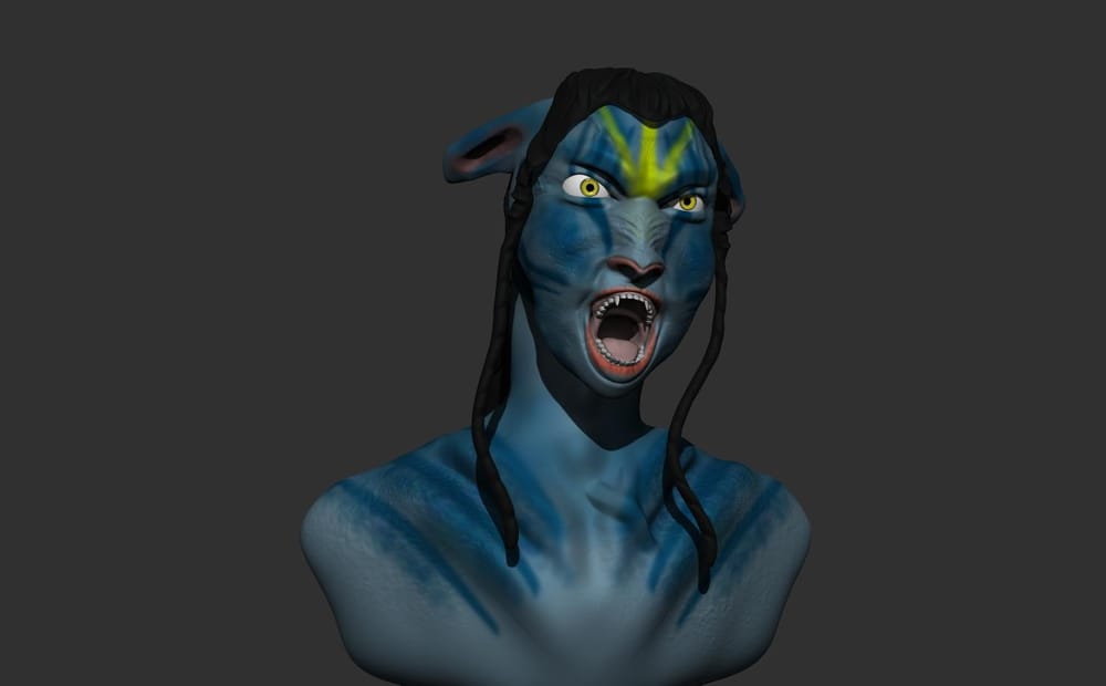 Creature Bust - image 1 - student project