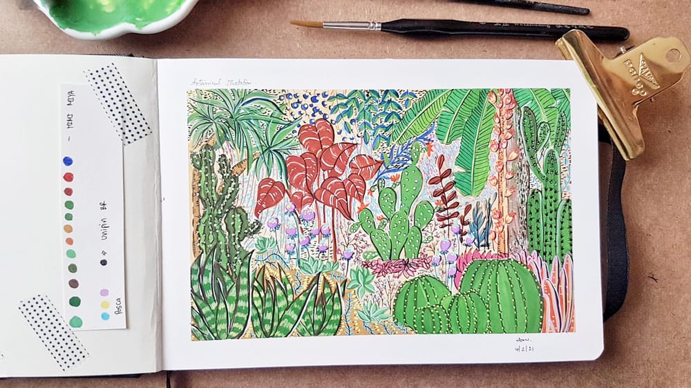 Botanical Illustration - image 2 - student project