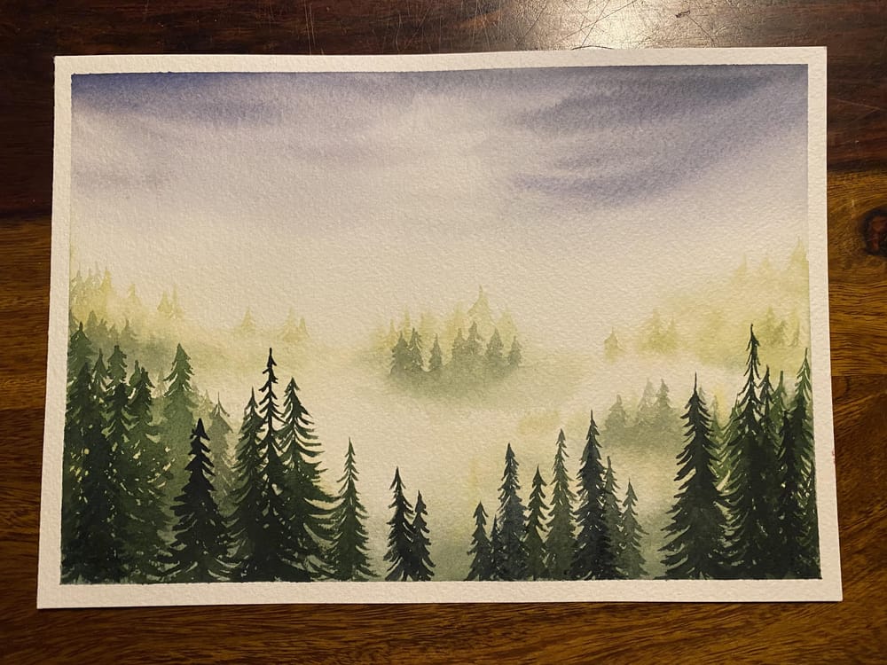 Misty forest - image 1 - student project