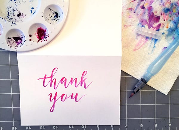 Sample Project: Thank You Card - image 5 - student project