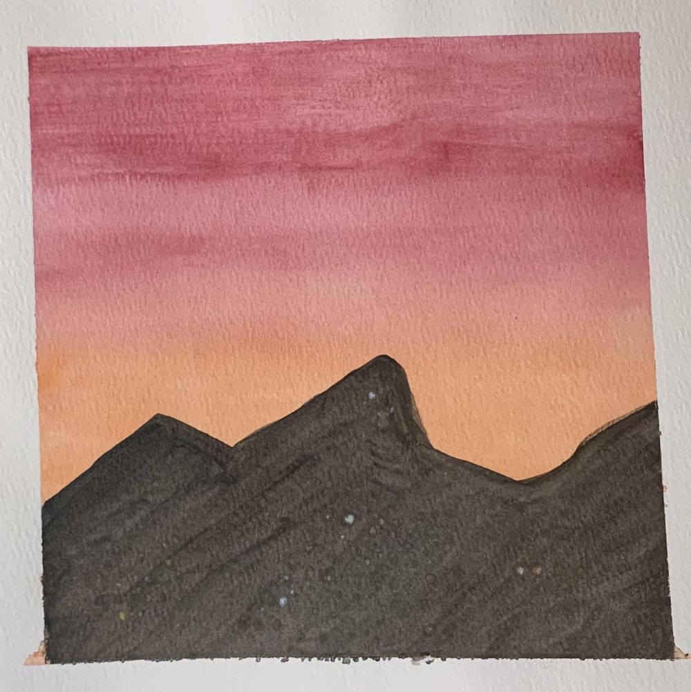 Watercolor Sunsets Skillshare Student Project Watercolor Sunsets Skillshare Student Project