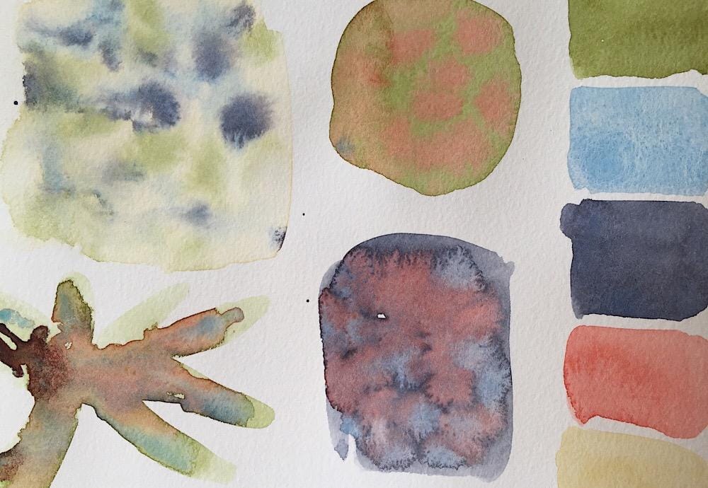 Watercolor mixing exercises Skillshare Student Project