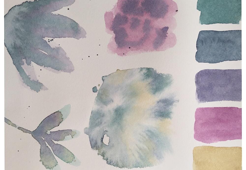 Watercolor mixing exercises Skillshare Student Project